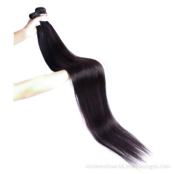 Virgin Human Hair Bundles Peruvian Long Cuticle Aligned Straight 30 32 34 36 38 40 Inch Brazilian Hair Machine Hair Weave